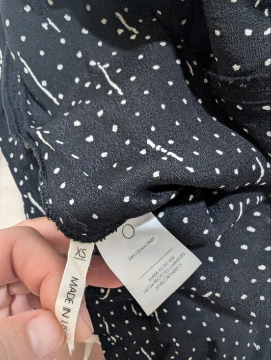 Reformation Black and White Viscose Halter Jumpsuit - Picture 11 of 11